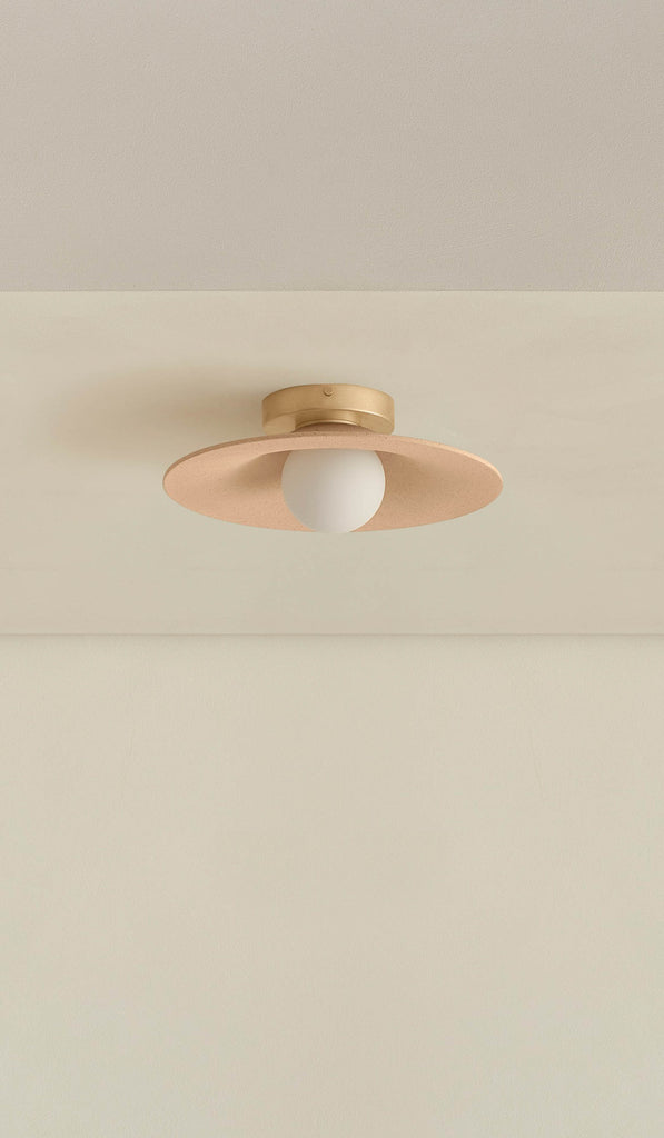 In Common With Ceramic Shade Orb Surface Mount - Spartan Shop