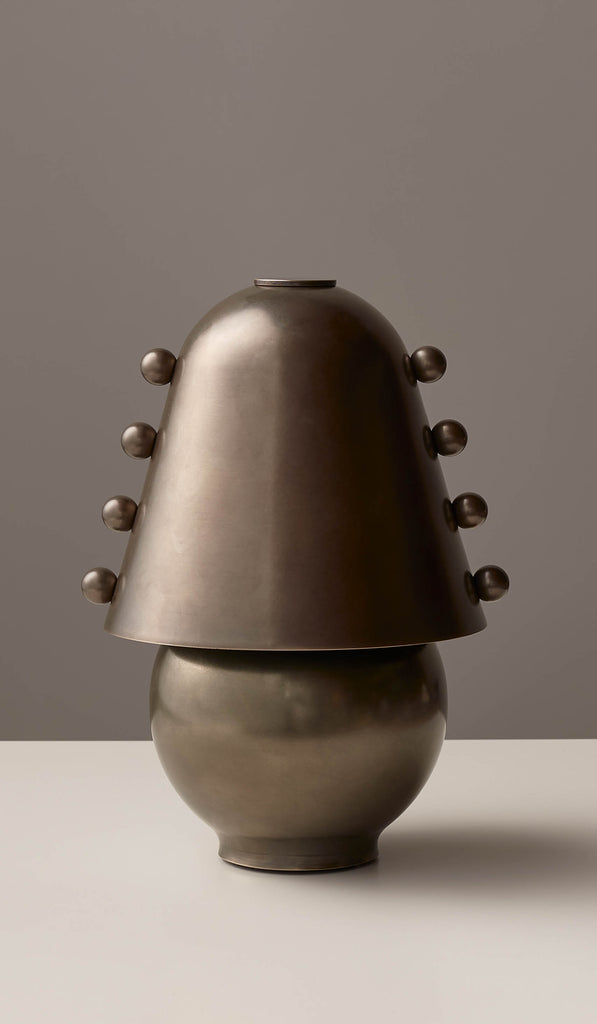 In Common With Small Brass Gemma Portable Table Lamp
