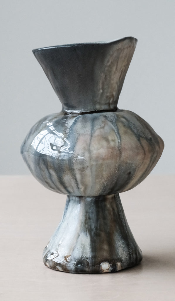Mondays Soda Fired Bulge Vase No. 1 - Spartan Shop