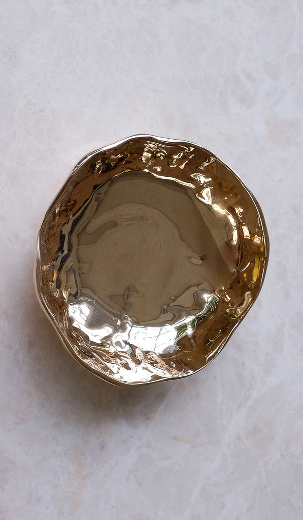 Nancy Pearce Small Furrowed Cast Bronze Bowl - Spartan Shop