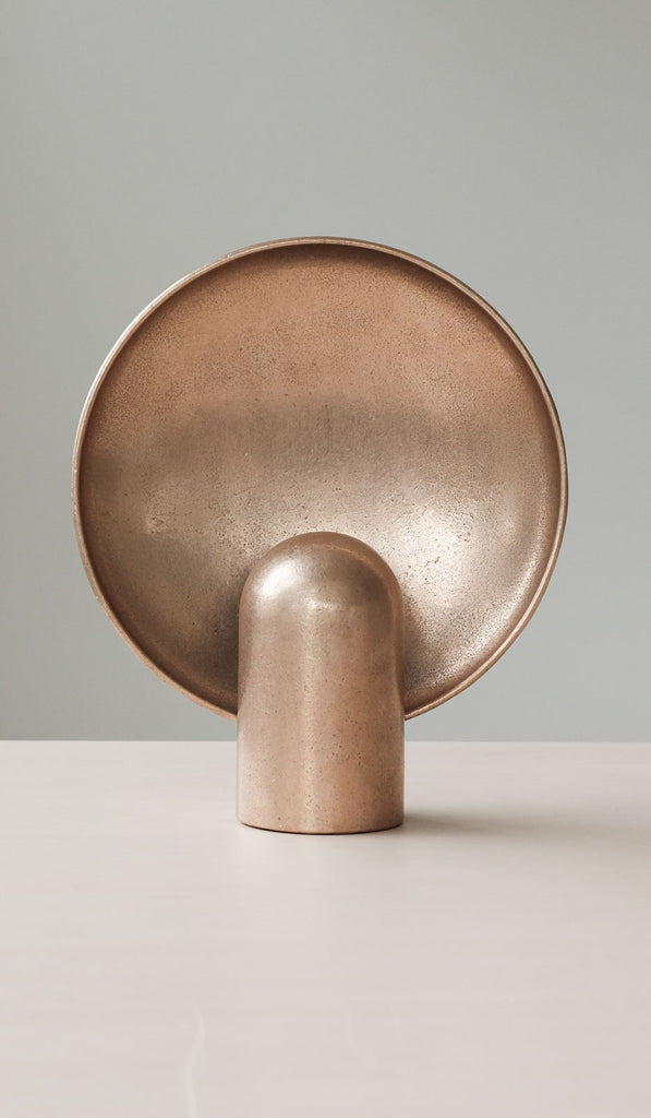 Studio Henry Wilson Polished Cast Bronze Surface Sconce Table Lamp - Spartan Shop