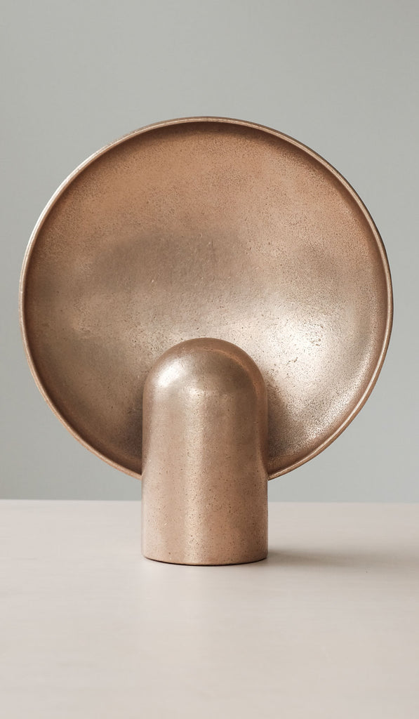 Studio Henry Wilson Polished Cast Bronze Surface Sconce Table Lamp - Spartan Shop