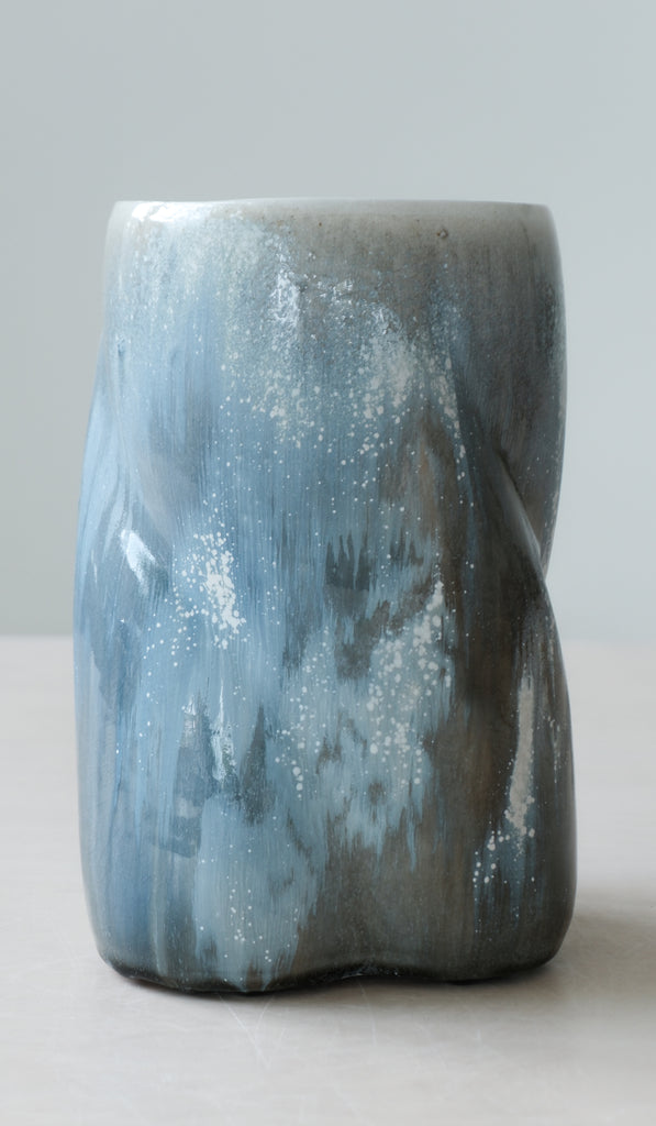 Clair Catillaz Tri Twist Blue Ash Vessel