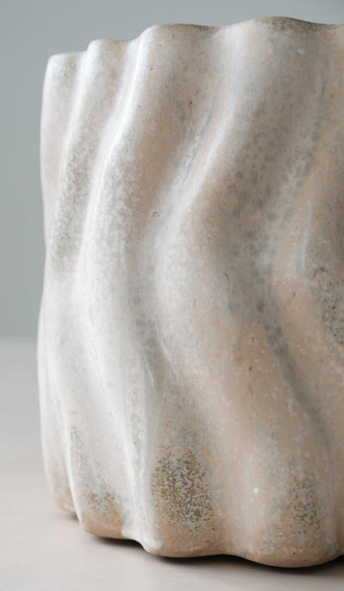 Clair Catillaz Field Ash Matte Ripple Vessel