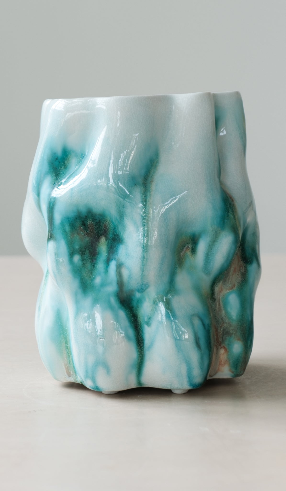 Clair Catillaz Saturated Copper Vessel