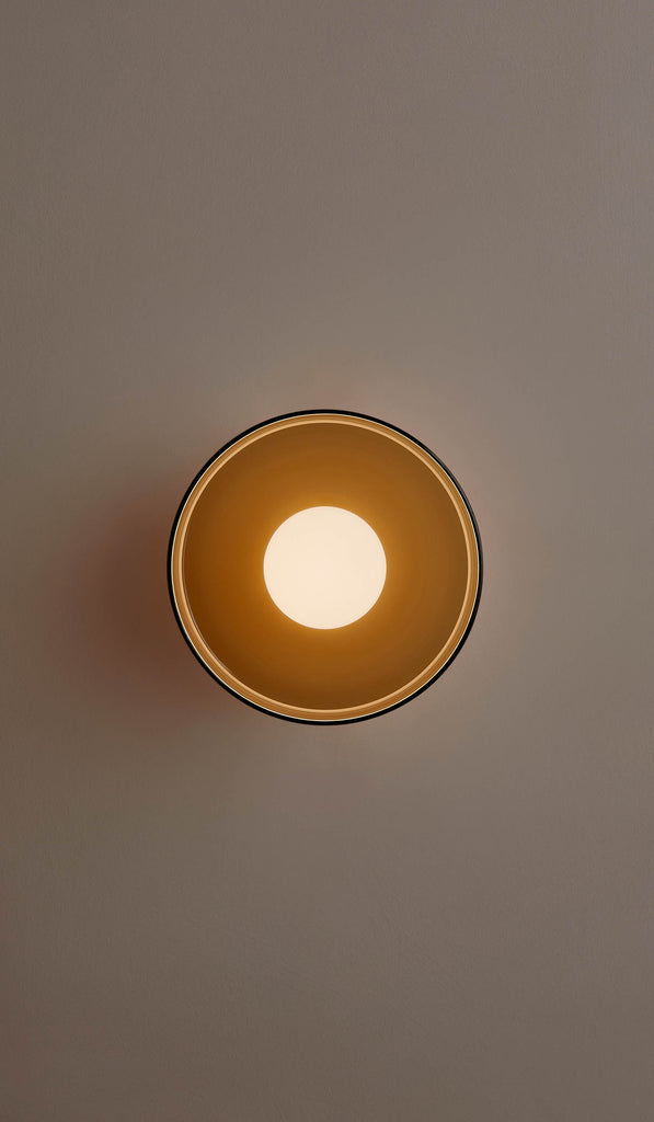 In Common With Pistachio Glass Disc Surface Mount with Pistachio Rim