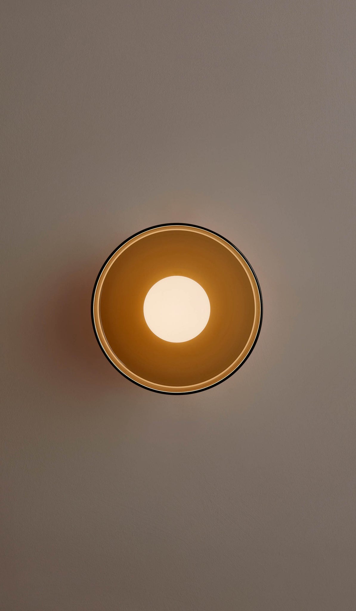 In Common With Pistachio Glass Disc Surface Mount with Pistachio Rim