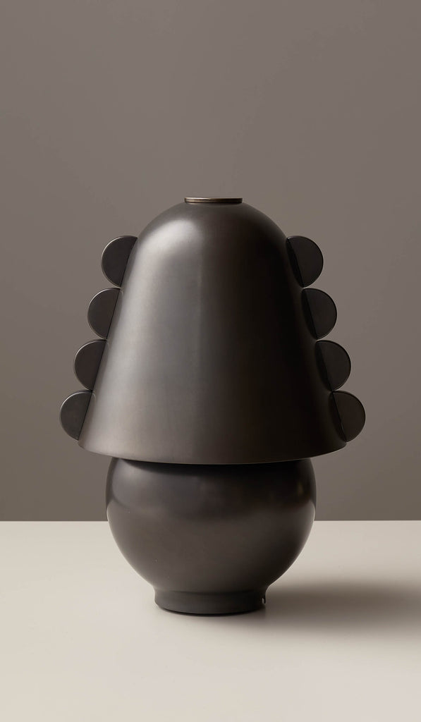 In Common With Small Brass Calla Portable Table Lamp