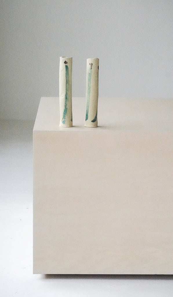 Jordan McDonald Pair of Cylinder Stem Vases - Spartan Shop