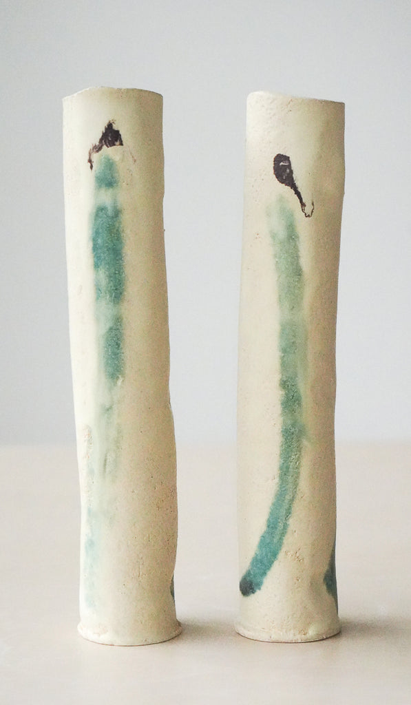 Jordan McDonald Pair of Cylinder Stem Vases - Spartan Shop