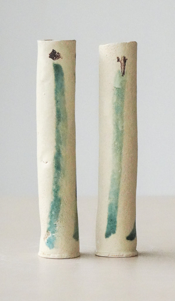 Jordan McDonald Pair of Cylinder Stem Vases - Spartan Shop