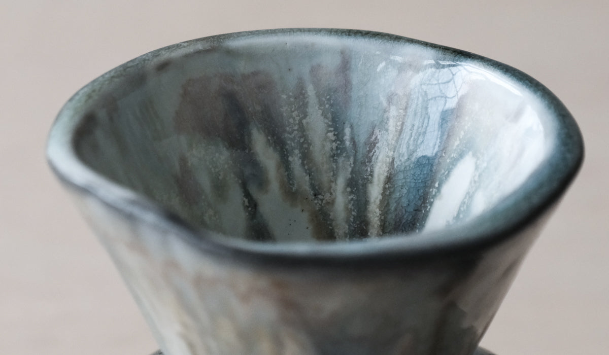 Mondays Soda Fired Bulge Vase No. 1 - Spartan Shop