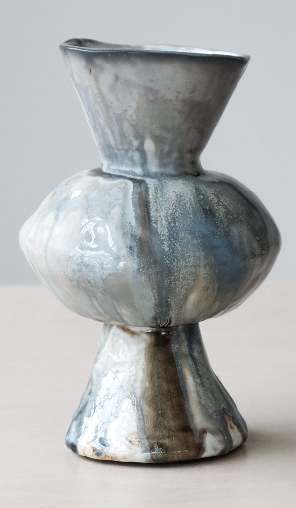 Mondays Soda Fired Bulge Vase No. 1 - Spartan Shop