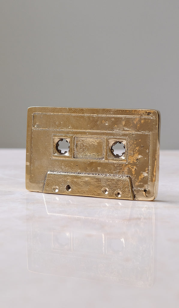 Nancy Pearce Cast Bronze Cassette Tape