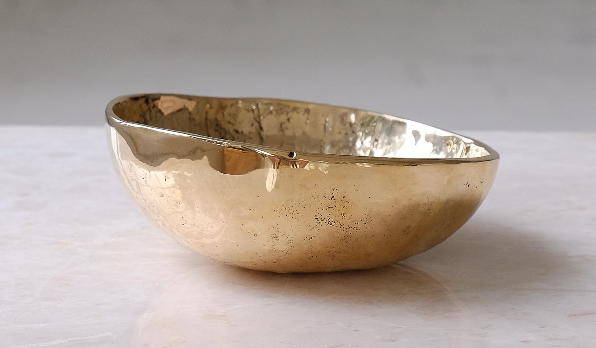 Nancy Pearce Large Cast Bronze Gourd Bowl - Spartan Shop