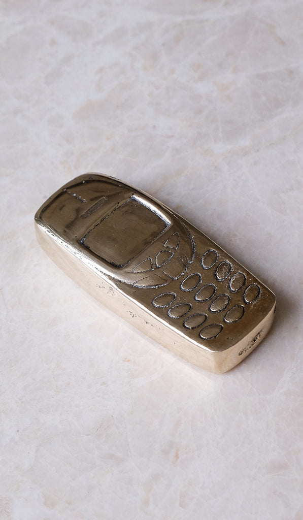 Nancy Pearce Cast Bronze Bar Phone