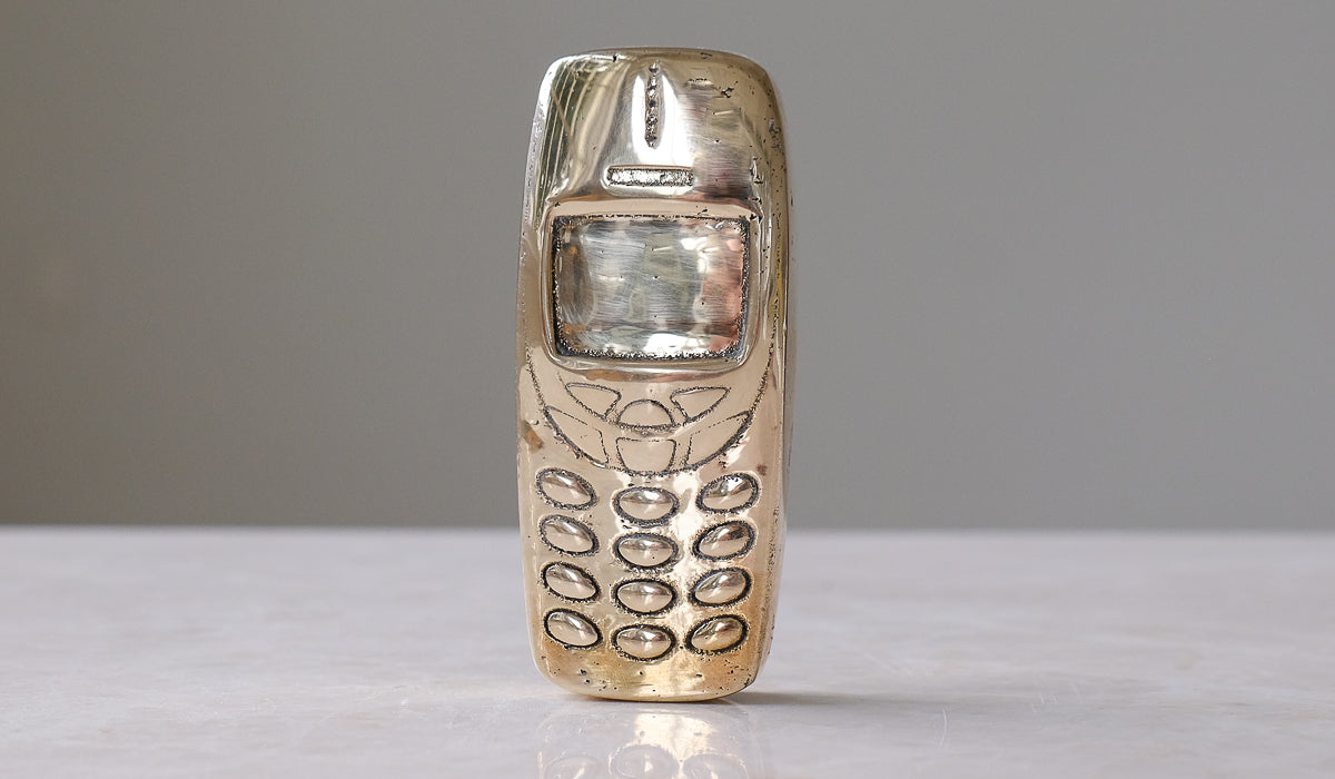Nancy Pearce Cast Bronze Bar Phone