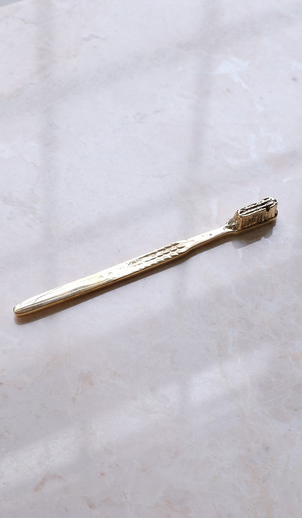 Nancy Pearce Cast Bronze Toothbrush