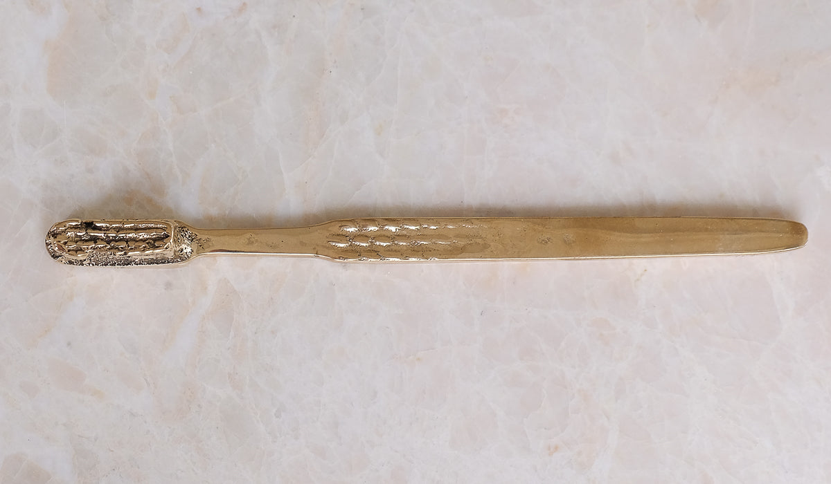 Nancy Pearce Cast Bronze Toothbrush