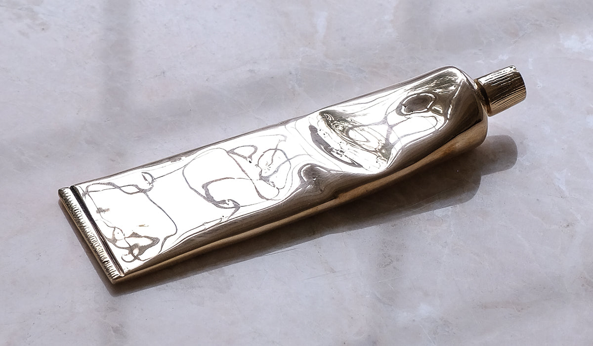 Nancy Pearce Cast Bronze Toothpaste Tube - Spartan Shop