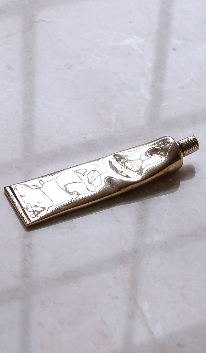 Nancy Pearce Cast Bronze Toothpaste Tube - Spartan Shop