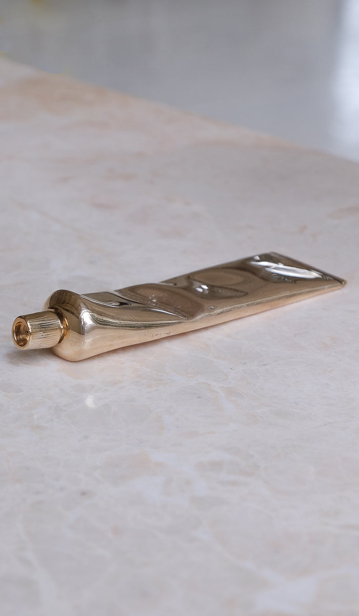 Nancy Pearce Cast Bronze Toothpaste Tube - Spartan Shop