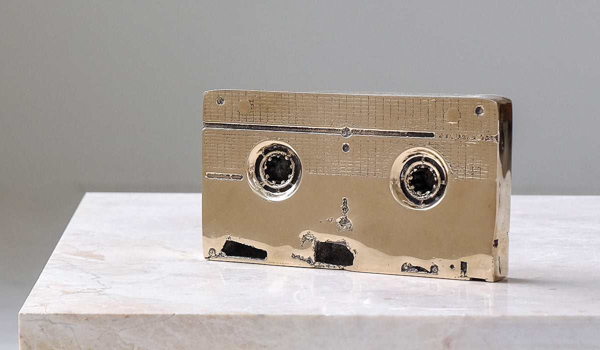 Nancy Pearce Cast Bronze VHS Tape