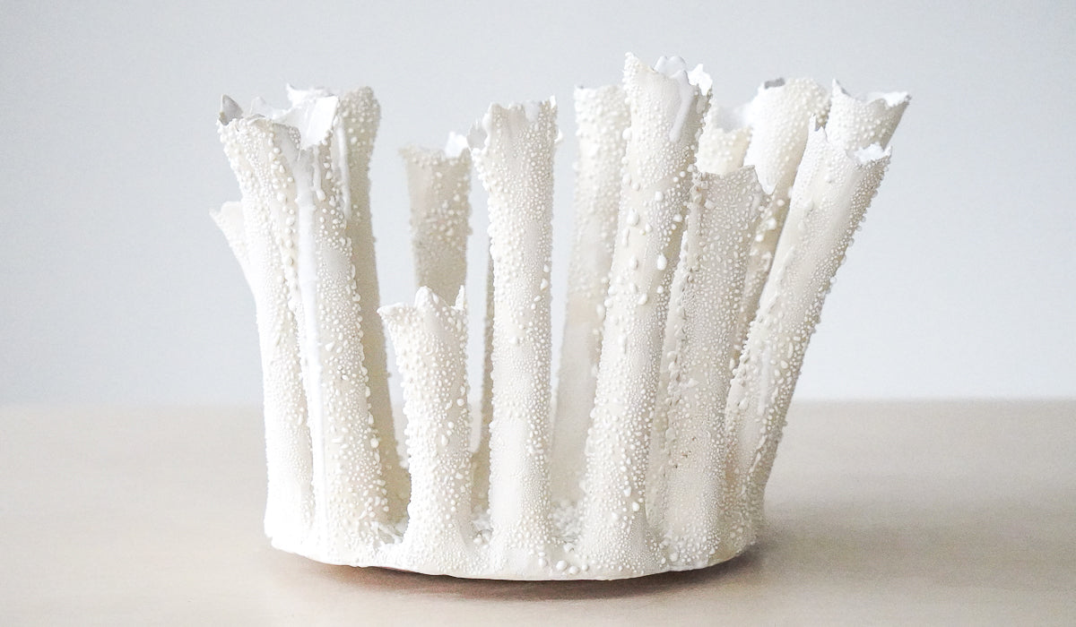 Nathalee Paolinelli Coral Crown Bowl No. 4
