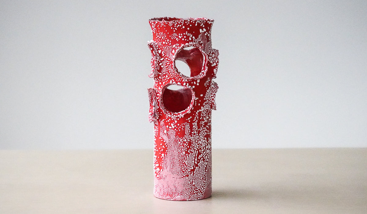 Nathalee Paolinelli Red Roosting Vessel No. 2