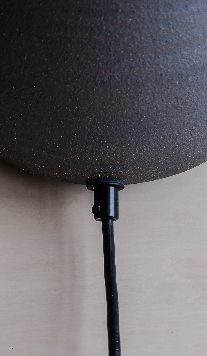 Nicholas Bijan Pourfard Dark Brown Mushroom Table Lamp