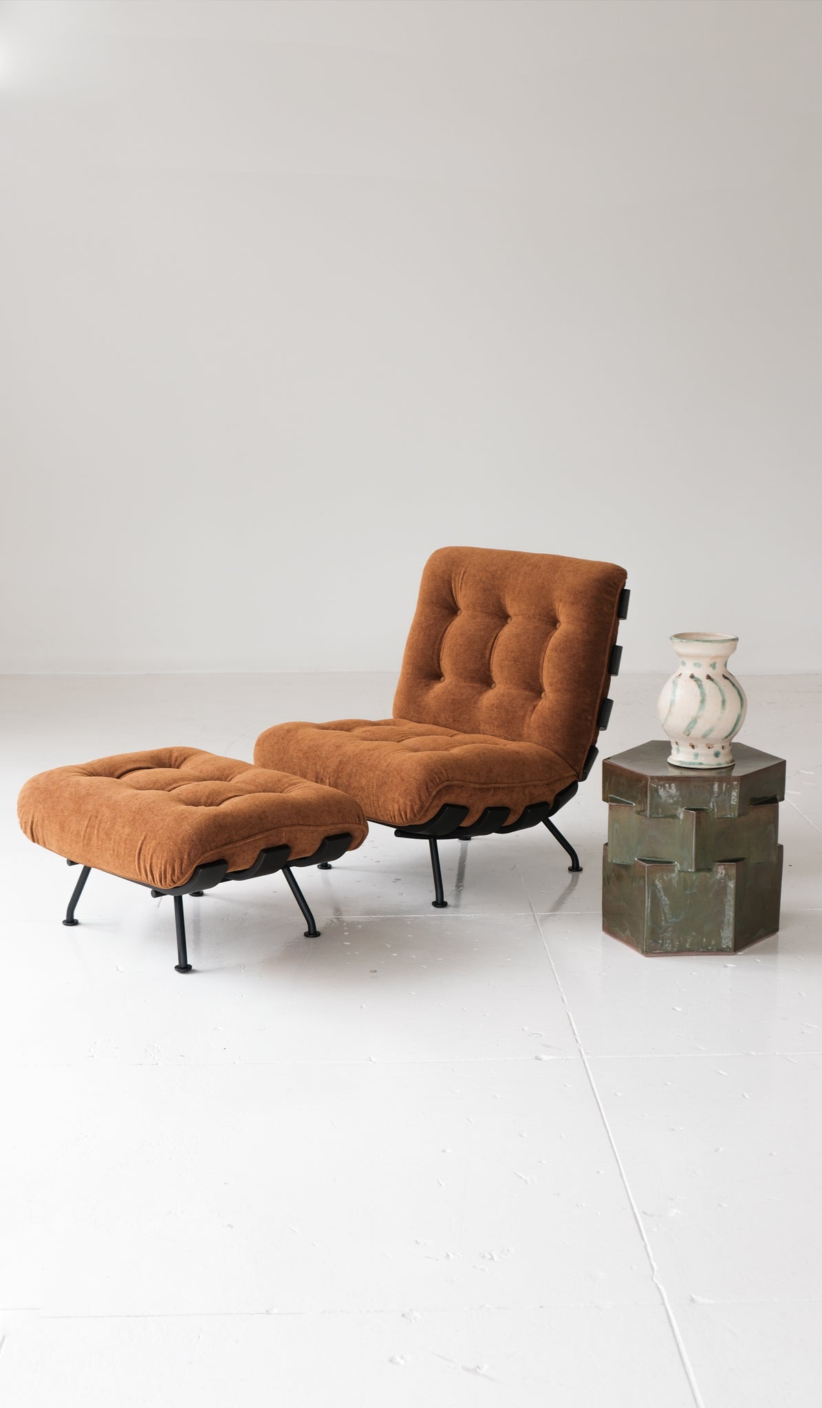 B Zippy Triple Tier Hex Side Table