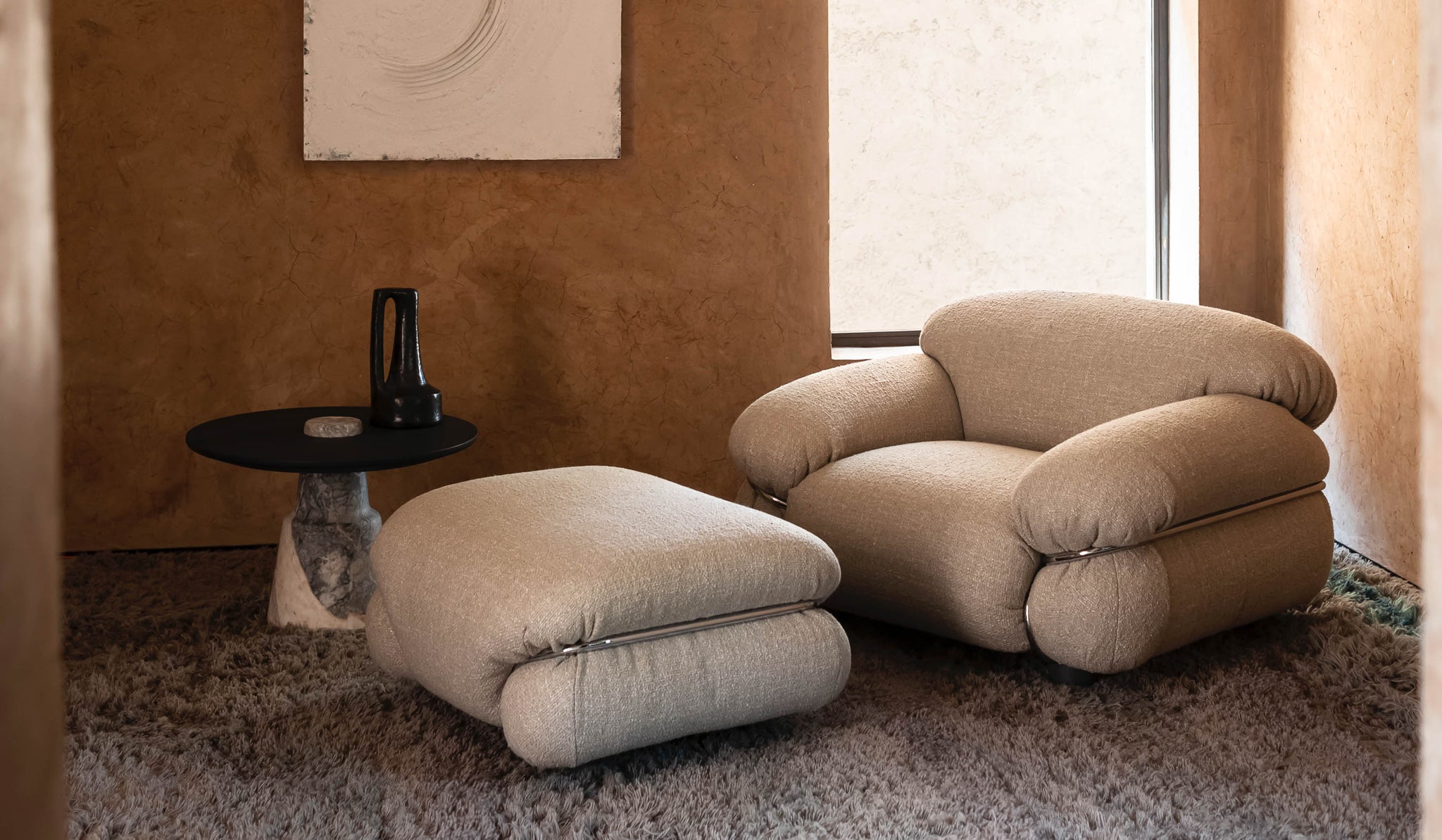 Tacchini 'Sesann' Ottoman - Spartan Shop