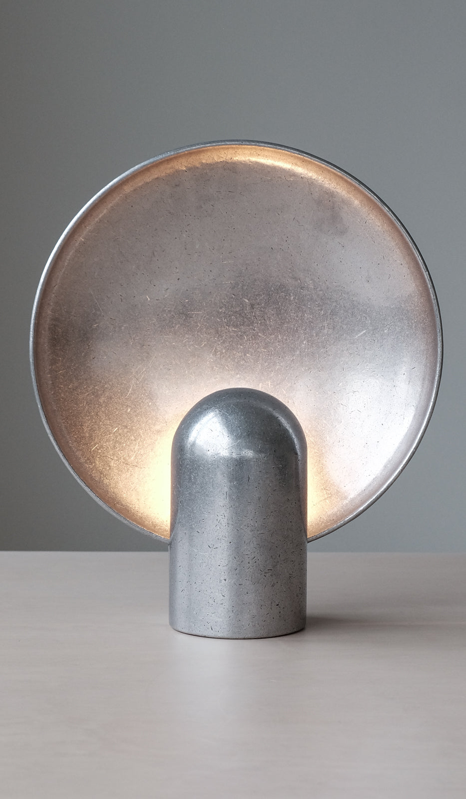 Studio Henry Wilson Polished Cast Aluminum Surface Sconce Table Lamp - Spartan Shop