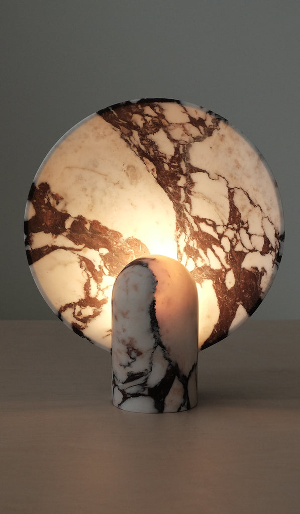 Studio Henry Wilson Calacatta Viola Surface Sconce Table Lamp - Spartan Shop