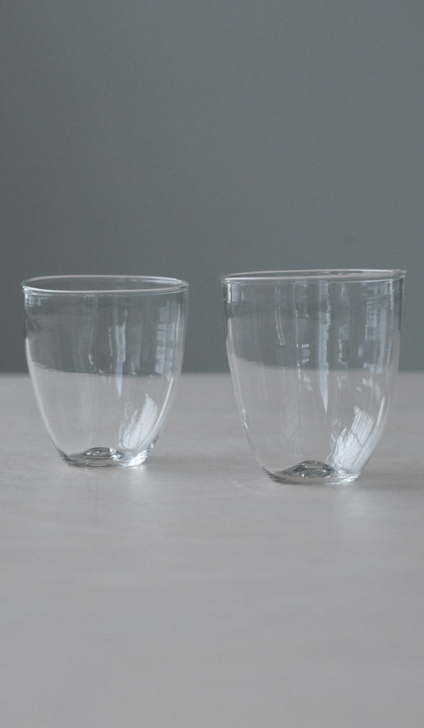 Set of 2 Organic Shaped Cocktail Glasses