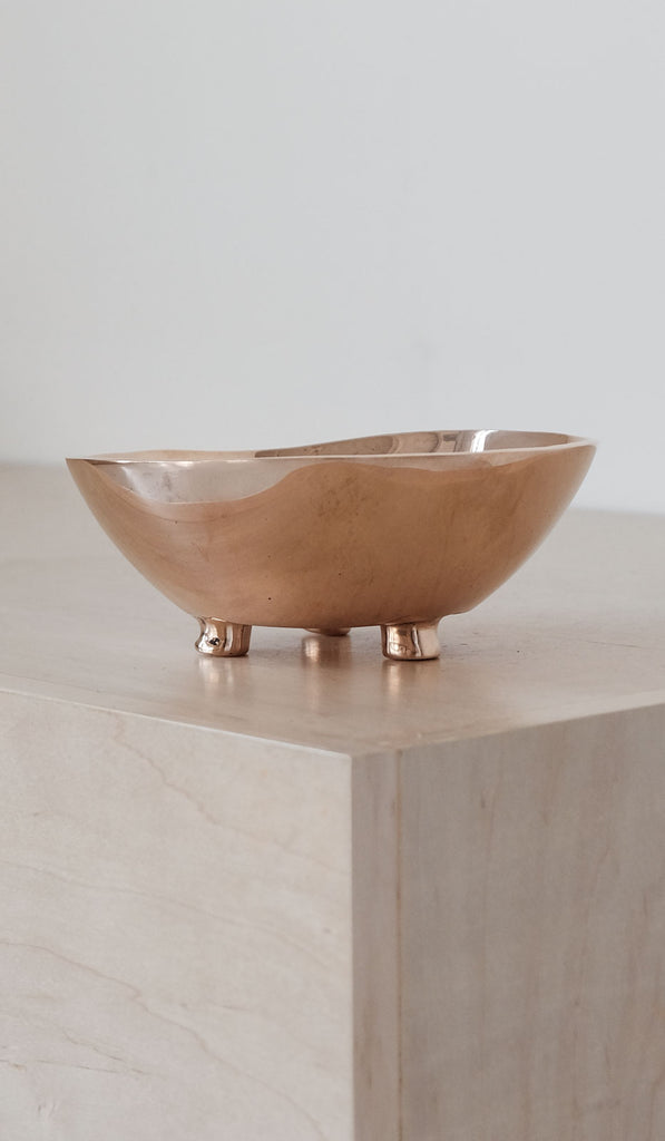 Nancy Pearce Cast Bronze 3 Footed Bowl - Spartan Shop