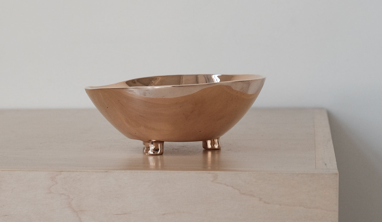 Nancy Pearce Cast Bronze 3 Footed Bowl - Spartan Shop