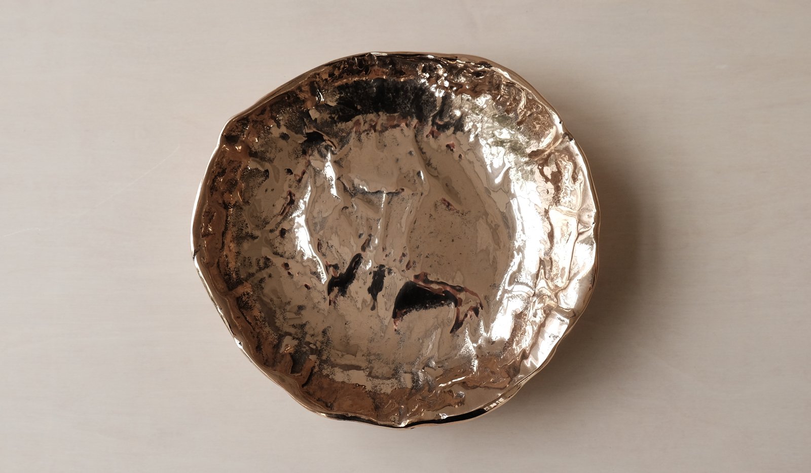 Nancy Pearce Furrowed Cast Bronze Bowl - Spartan Shop
