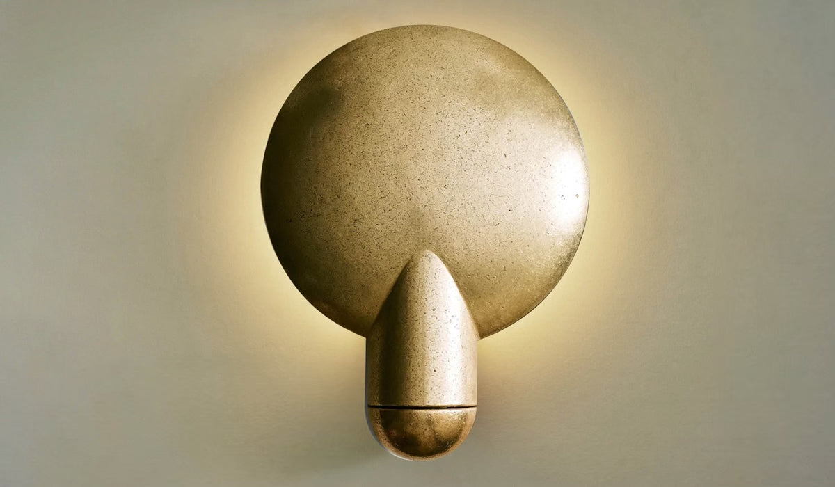 Studio Henry Wilson Polished Cast Bronze Surface Wall Sconce - Spartan Shop